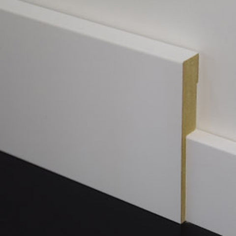 Overzetplint strak - MDF