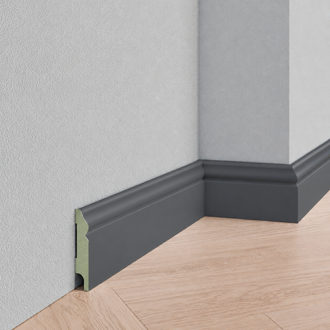 Bols plint - Hardhout - 7016 - Antracietgrijs