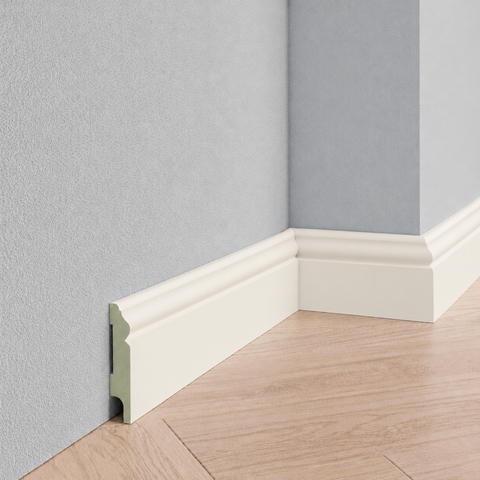 Bols plint - Hardhout - 9001 - Crémewit