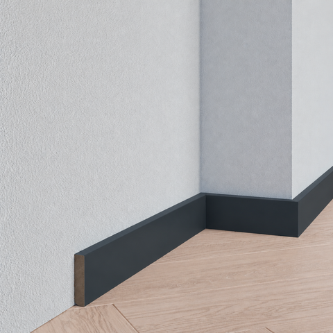 Strakke plint - Meranti - 7016 - Antracietgrijs