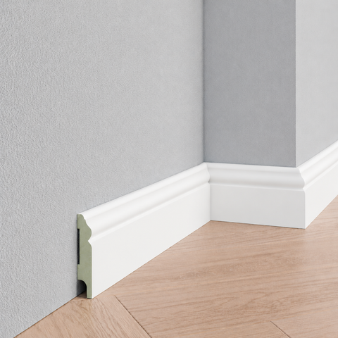 Bols plint - Hardhout - 9003 - Signaalwit
