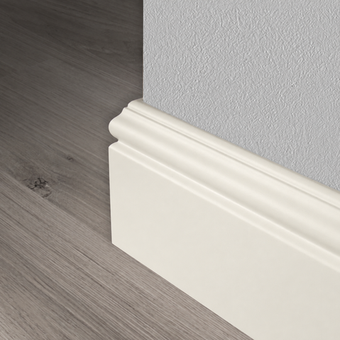 Bols plint - Hardhout - 9001 - Crémewit