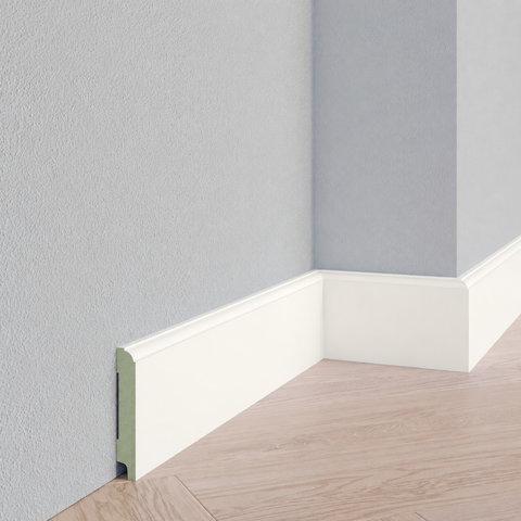 Kraal plint - MDF - RAL 9010 Zuiver wit