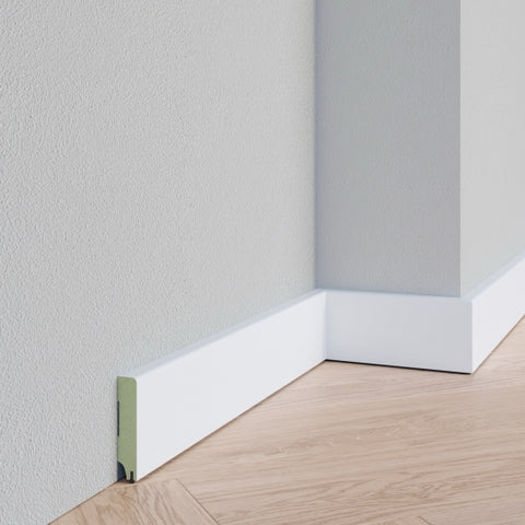 Strakke plint - MDF - Geluid reducerend