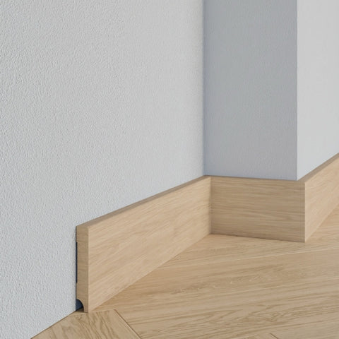 Strakke plint - Eiken