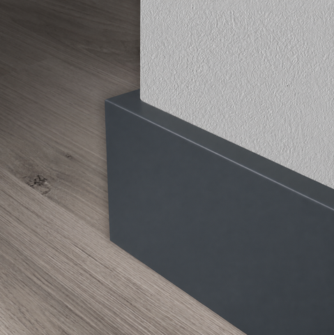 Strakke plint - Hardhout - 7016 - Antracietgrijs