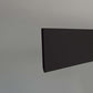 Strakke plint - MDF - RAL 9011 Grafietzwart